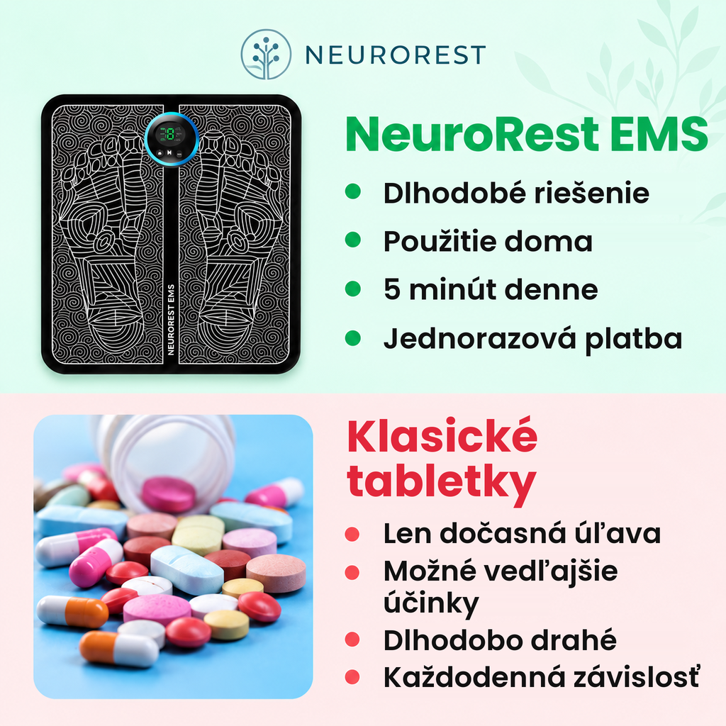 NeuroRest EMS aktivátor pre nohy