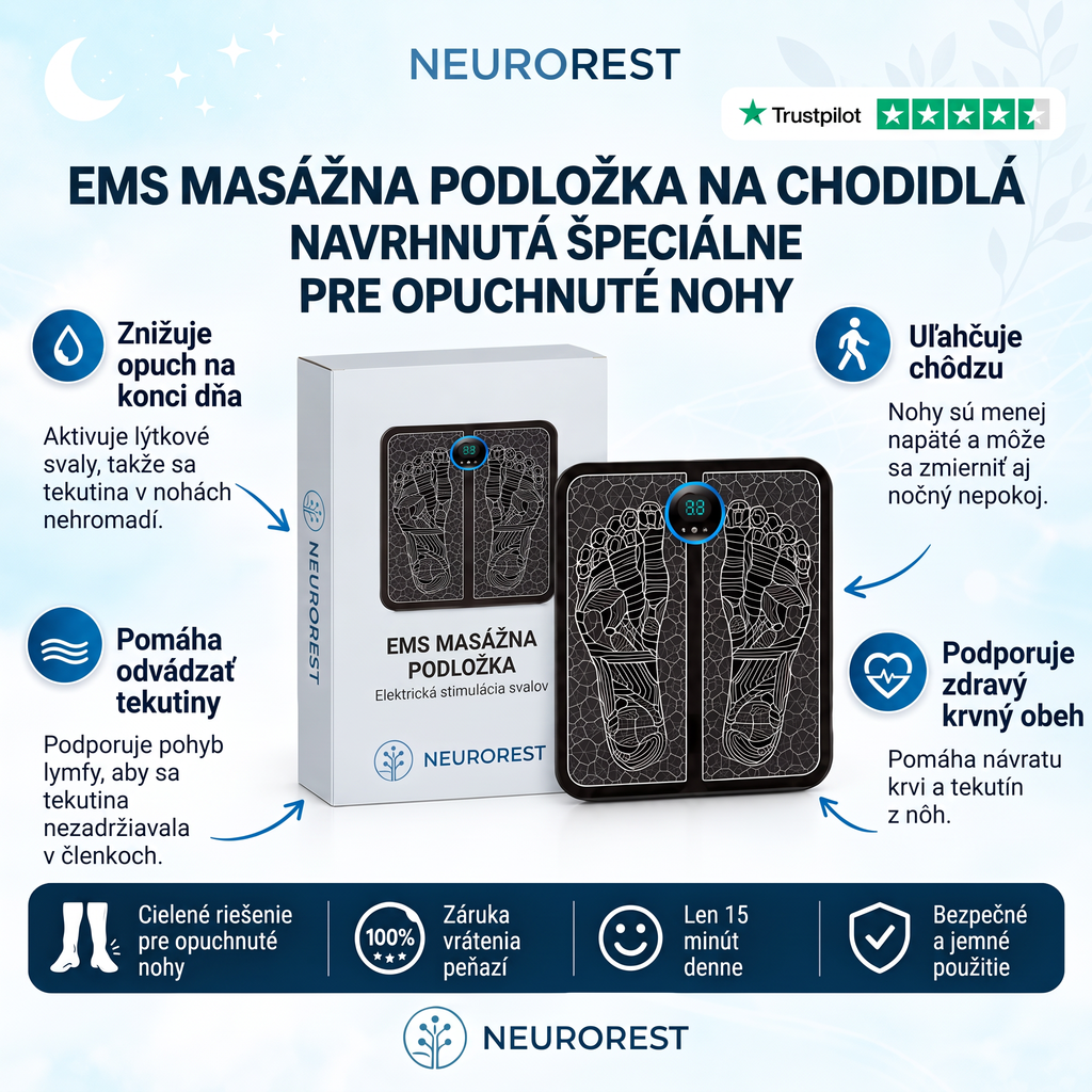 NeuroRest EMS aktivátor pre nohy